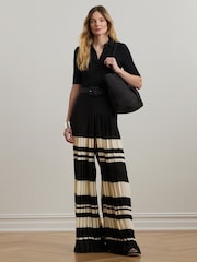 Lauren Ralph Lauren Mazikeen Collar Ribbed Polo Shirt - Image 3 of 6