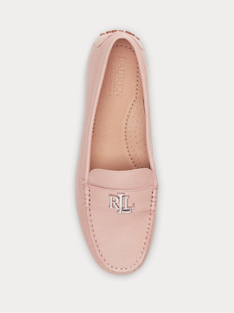 Розовый - Кожаные лоферы Lauren Ralph Lauren Barnsbury - Image 4 of 4