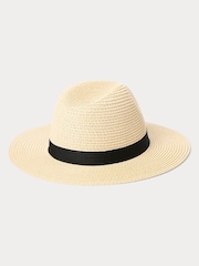 Lauren Ralph Lauren Straw Fedora Hat - Image 2 of 2