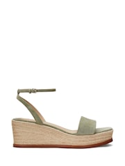 Lauren Ralph Lauren Leona Suede Platform Heeled Espadrilles - Image 1 of 5