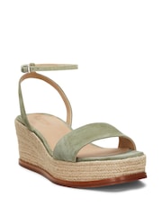 Lauren Ralph Lauren Leona Suede Platform Heeled Espadrilles - Image 3 of 5