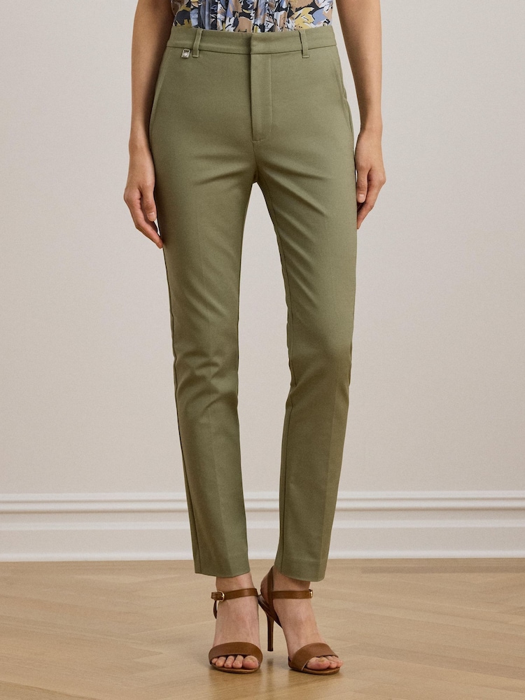 Lauren Ralph Lauren Lakythia Slim Leg Trousers - Image 1 of 5