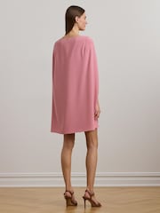 Lauren Ralph Lauren Petra Cape Georgette Cocktail Mini Dress - Image 3 of 5
