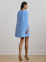 Lauren Ralph Lauren Petra Cape Georgette Cocktail Mini Dress - Image 3 of 8