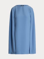 Lauren Ralph Lauren Petra Cape Georgette Cocktail Mini Dress - Image 8 of 8