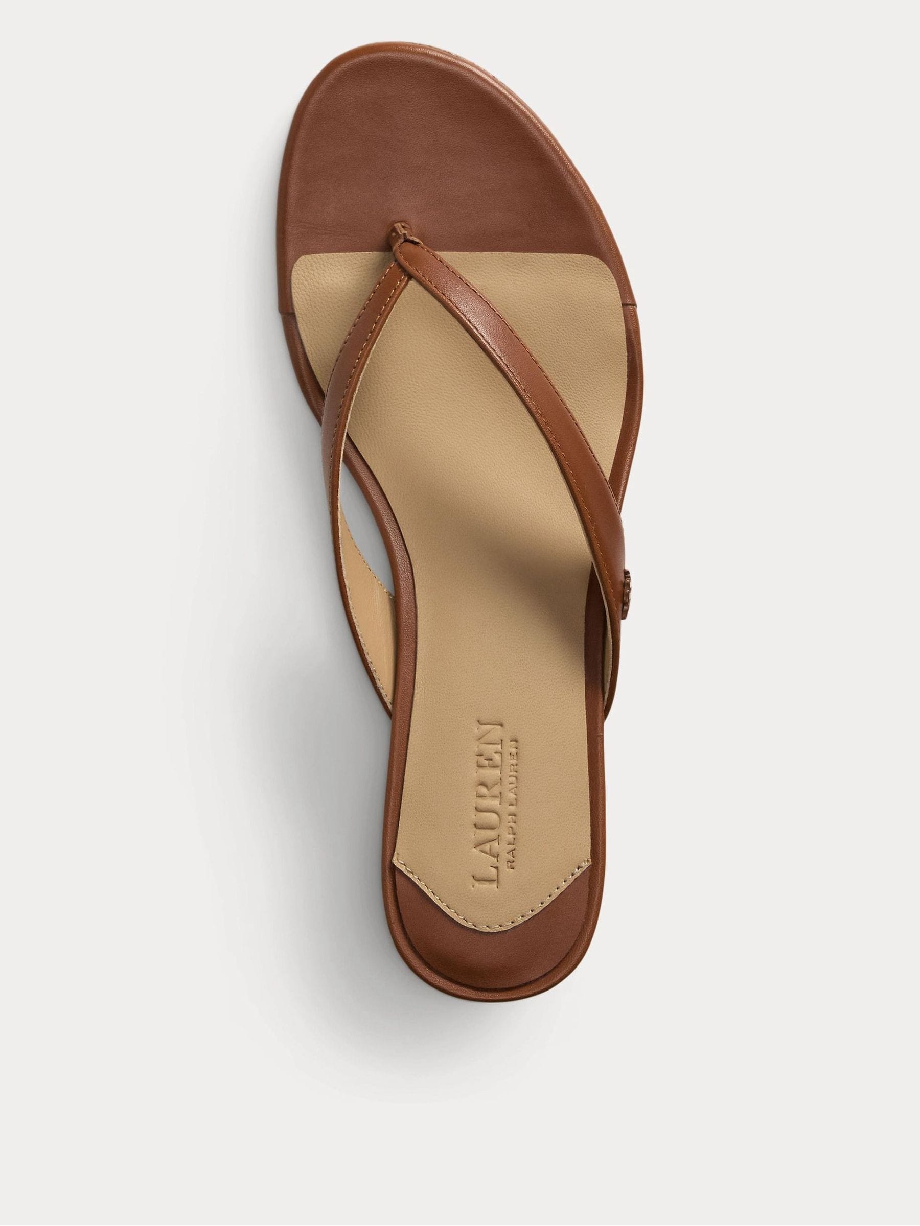 Buy Lauren Ralph Lauren Brown Heel Sandals from Next USA