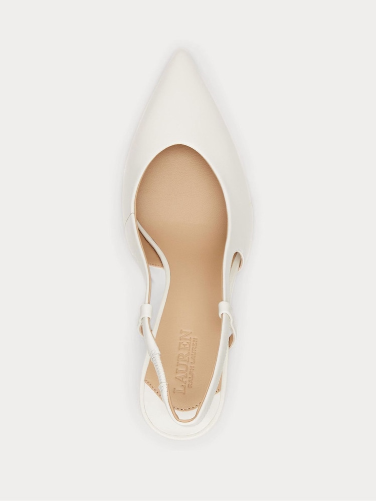 Lauren Ralph Lauren Khloe Leather Slingback Heels - Image 4 of 4