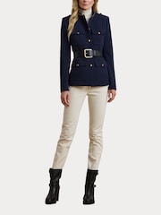 Lauren Ralph Lauren Low Rise Straight Leg Stretch Denim Jeans - Image 5 of 7