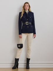Lauren Ralph Lauren Low Rise Straight Leg Stretch Denim Jeans - Image 6 of 7