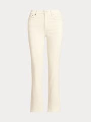 Lauren Ralph Lauren Low Rise Straight Leg Stretch Denim Jeans - Image 7 of 7