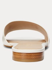 Lauren Ralph Lauren Everley Logo Nappa Leather Slide Sandals - Image 4 of 4