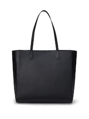 Lauren Ralph Lauren Cameryn Pebbled Leather Logo Tote Bag - Image 2 of 6