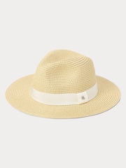 Lauren Ralph Lauren Straw Fedora Hat - Image 1 of 2