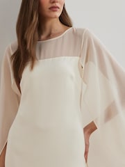 Lauren Ralph Lauren Cape Cocktail Mini Dress - Image 6 of 6