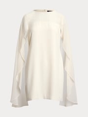 Lauren Ralph Lauren Cape Cocktail Mini Dress - Image 6 of 6