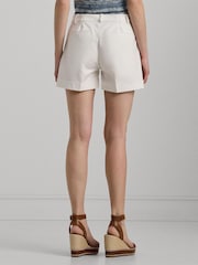 Lauren Ralph Lauren Yernalie High Rise Cotton Shorts - Image 2 of 8