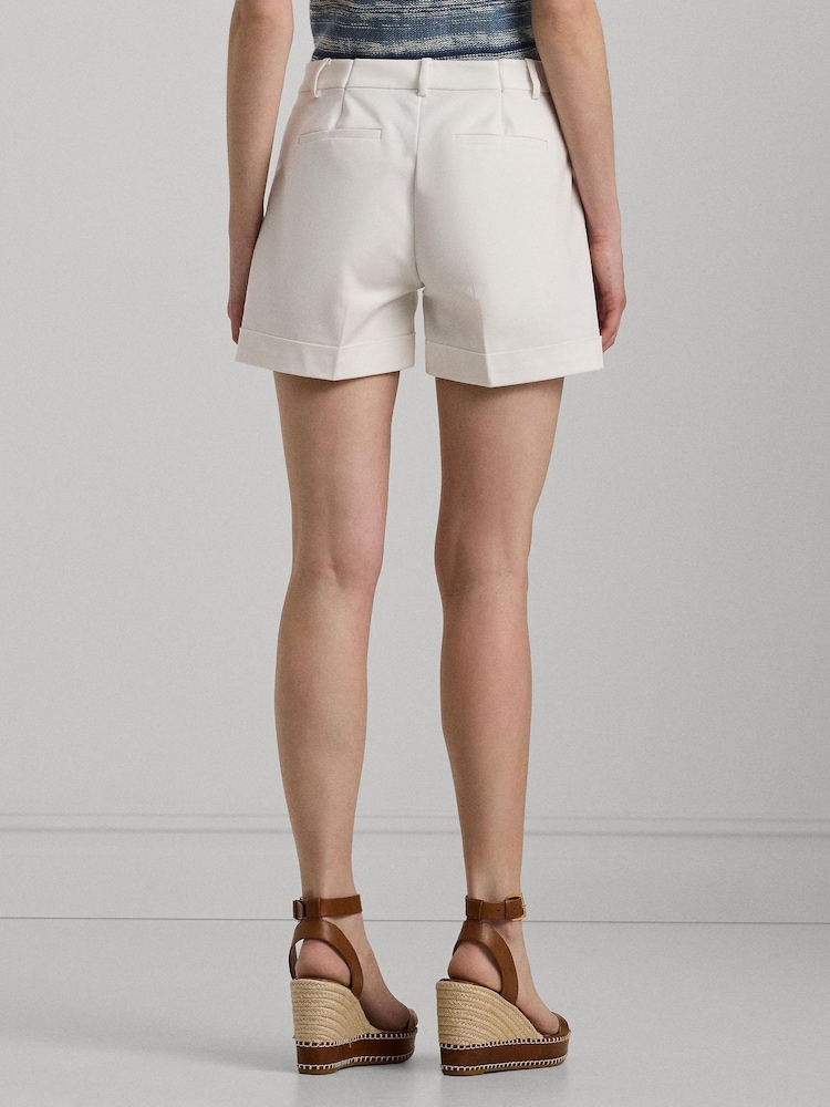Lauren Ralph Lauren Yernalie High Rise Cotton Shorts - Image 2 of 8