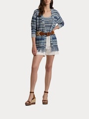 Lauren Ralph Lauren Yernalie High Rise Cotton Shorts - Image 6 of 8