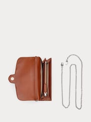 Lauren Ralph Lauren Adair Straw Raffia Chain Crossbody Clutch Bag - Image 4 of 5