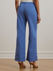 Lauren Ralph Lauren Mahkey Cotton Twill Wide-Leg Trousers - Image 3 of 5