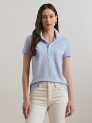 Lauren Ralph Lauren Kiewick Embroidered Logo Polo Shirt - Image 1 of 7