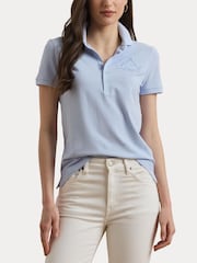 Lauren Ralph Lauren Kiewick Embroidered Logo Polo Shirt - Image 4 of 7