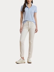 Lauren Ralph Lauren Kiewick Embroidered Logo Polo Shirt - Image 5 of 7