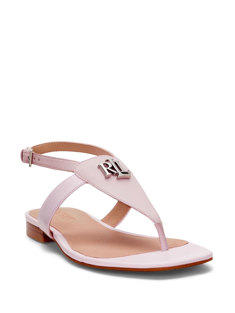 Lauren Ralph Lauren Everley Leather Sandals - Image 1 of 4