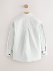 Light Grey Brushed Overshirt (3-16yrs) - Image 7 of 12
