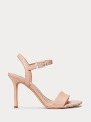 Cream - Lauren Ralph Lauren Gwen Curea din piele Nappa tocuri - Imaginea 1 din 4