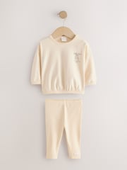 Tan Brown Milk Club Baby Rompers Set 2 Piece - Image 1 of 1