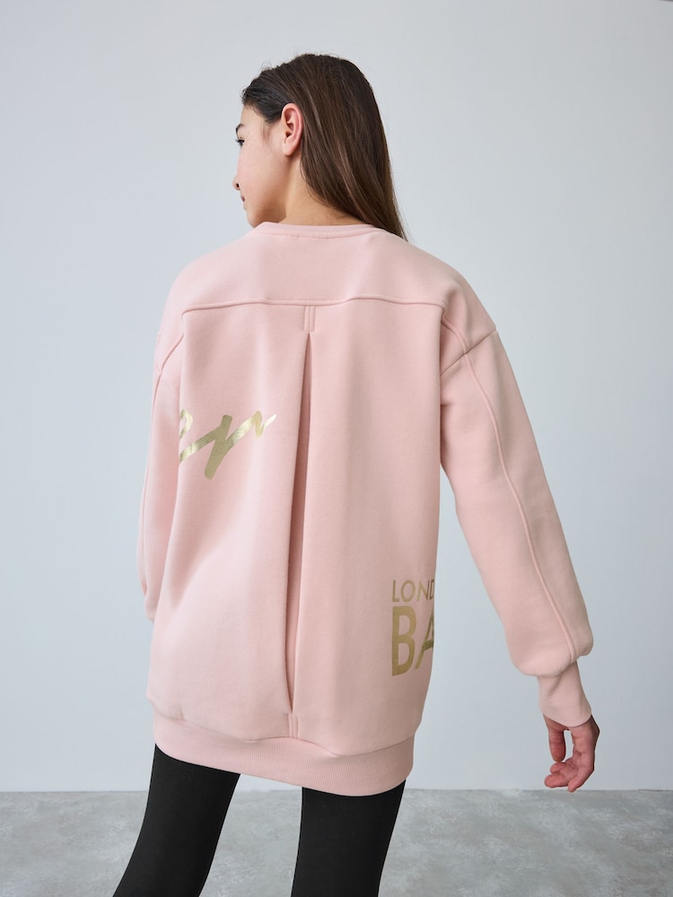 Baker by Ted Baker ensemble 2 pièces avec haut et leggings imprimé long rose - Image 4 of 9