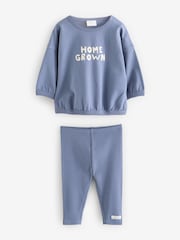 Blue Home Grown Top and Jogger Set 2 Piece - Image 1 of 1