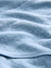 Chambray Blue Jersey Seam Detail Mini Dress - Image 5 of 5
