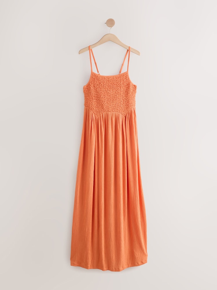 knee length cotton dresses with sleeves Foxglove Cotton Poplin Puff Sleeve Dress 14 main image 0