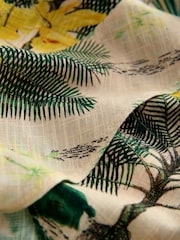 Coleção Kew Floral Verde  - Vestido midi com mangas esvoaçantes - Imagem 6 de 7