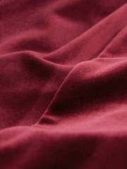 Berry Red Bridesmaid Velvet Multiway Maxi Dress - Image 8 of 9