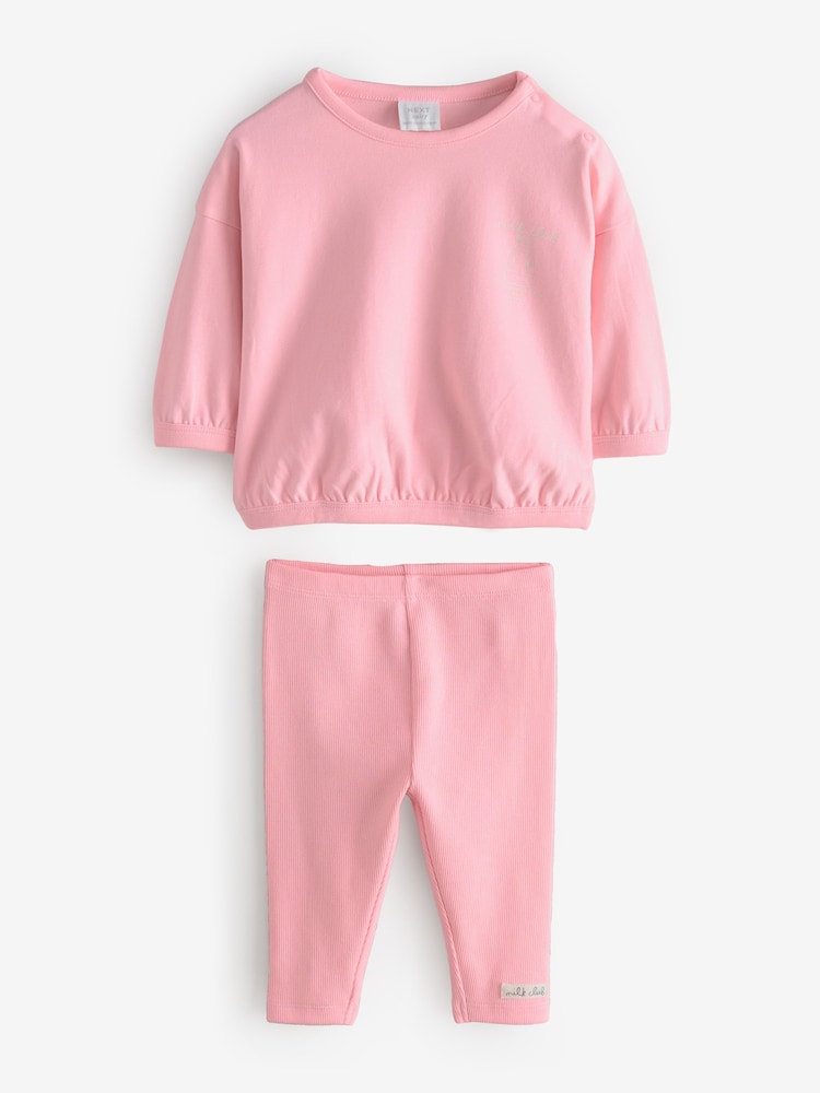 Pink Milk Club Top And Joggers Set 2 Pack - Image 1 of 1