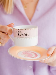 Yvonne Ellen Multi Bride Teacup and Saucer - Image 1 of 4