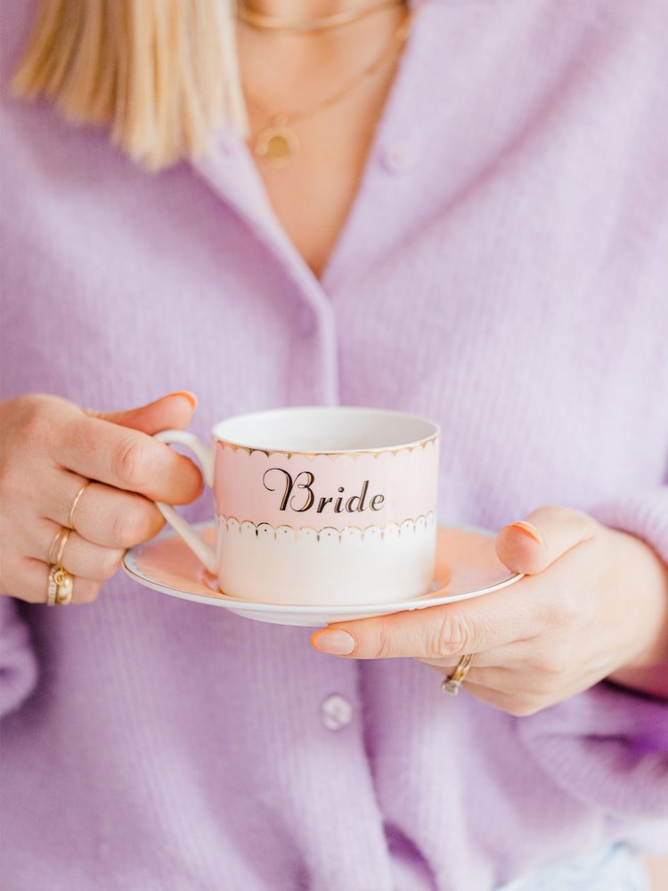 Yvonne Ellen Multi Bride Teacup and Saucer - Image 2 of 4