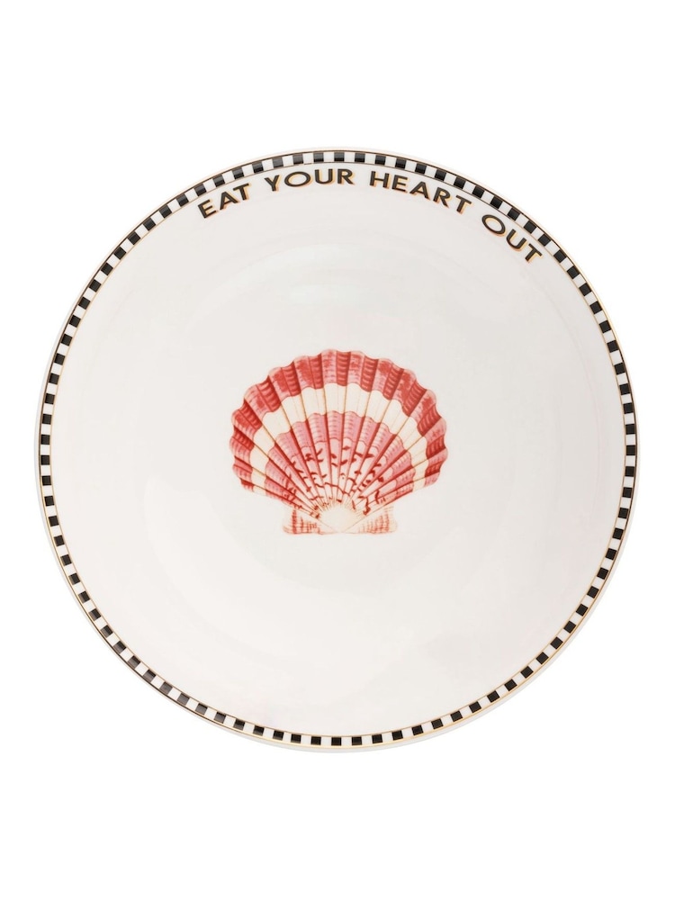 Yvonne Ellen Pink Shell Serving Bowl - Image 2 of 4