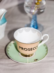 Yvonne Ellen Multi Boozy Prosecco Teacup and Saucer - Image 2 of 3