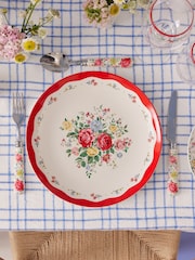 Cath Kidston 16 Piece Red Feels Like Home Cutlery Set - Image 1 of 3