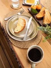 Artisan Street 12 Piece Green Cross Glaze Dinner Set - Image 1 of 2