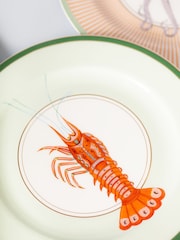 Yvonne Ellen Set of 4 Multi Under The Sea Dinner Plates - Image 5 of 8