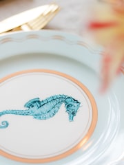 Yvonne Ellen Set of 4 Multi Under The Sea Dinner Plates - Image 7 of 8