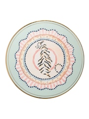 Yvonne Ellen Set of 4 Multi Corkback Round Placemats - Image 4 of 6