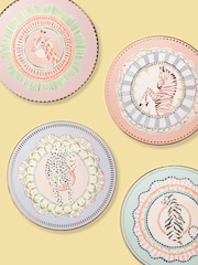Yvonne Ellen Set of 4 Multi Corkback Round Placemats - Image 6 of 6