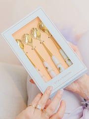 Yvonne Ellen Set of 4 Multi Bee Tea Spoons - Image 1 of 4