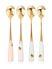 Yvonne Ellen Set of 4 Multi Bee Tea Spoons - Image 2 of 4